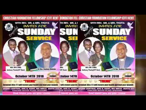 Famous gospel musician Elizabeth Nyambere at CFF church,kent,Washington