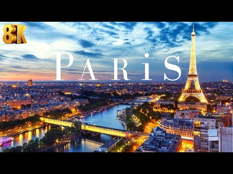 Paris in 4k Ultra HD | Beautiful LOVE Relaxing Music DRONE Film｜Cinematic Video ｜