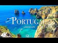 FLYING OVER PORTUGAL (4K Video UHD) - Peaceful Music With Beautiful Nature Video For Relaxation