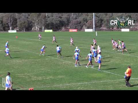 2017 Canberra RL Round 7 U19's Highlights - Tuggeranong Bushrangers Vs. West Belconnen Warriors