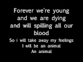 Ellie Goulding - Animal (lyrics on screen) 
