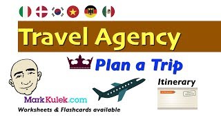 Travel Agency - Planning a Trip (Itinerary) | English Speaking Practice For Communication | ESL