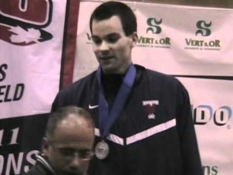 2011 CIS Track & Field Mens 600m Medal Presentation - 3-12-11