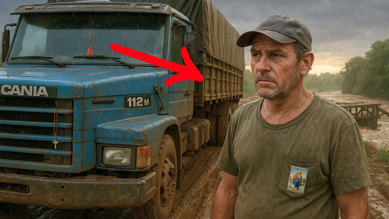 Caminhoneiro Enfrentou Barro e Enchente para Salvar Pessoas - História Real de Caminhoneiros