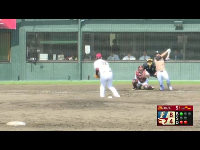 【練習試合】ファイターズ・松本 レフトへ3ランホームラン!! 2019/2/21 E-F