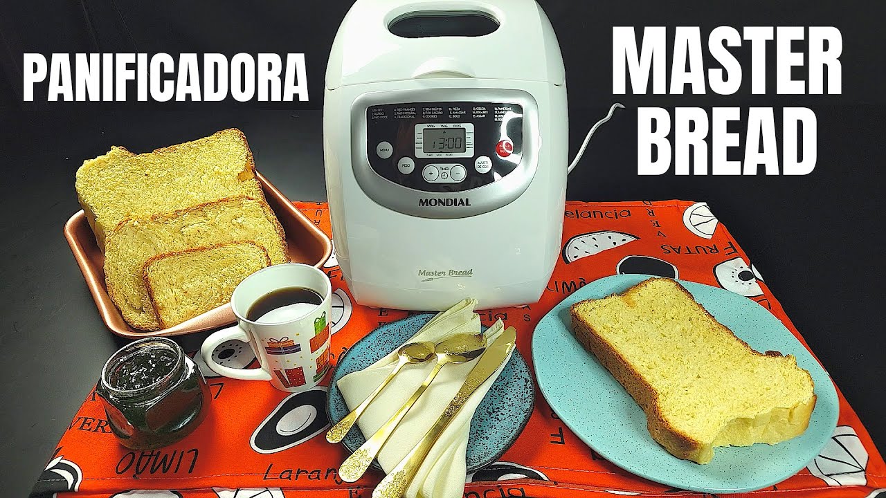 Pão Brioche na Panificadora Master Bread, a Excelente Máquina de Fazer Pão da Mondial.