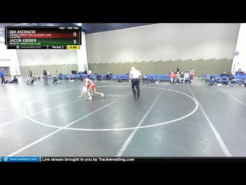 125-130 Lbs Cons. Round 3 - Jacob Kidder, Ringers Wrestling Club Vs Gio Ascencio, Askren Wrestling