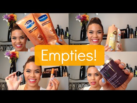 Beauty Empties! Would I Repurchase? | samantha jane Video