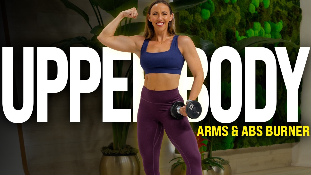 30 Minute Arms and Abs Burner | Medium Weight Dumbbell Circuit