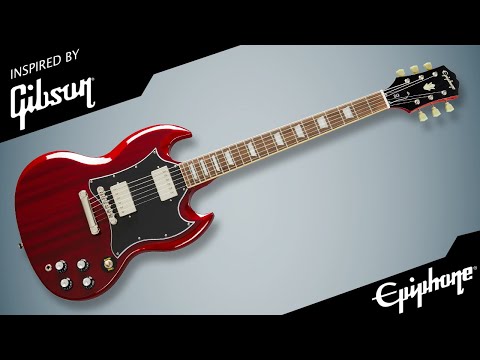 Epiphone SG Standard Heritage Cherry sound & review...
