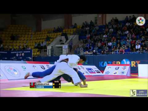 Judo 2013 Grand Prix Almaty: Ganbaatar (MGL) - Sviryd (BLR) [-73kg] QF
