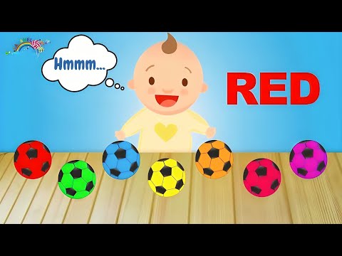 Learn Colors & Shapes with Bouncing Soccer Balls – Fun Kids Educational Video