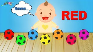 Learn Colors & Shapes with Bouncing Soccer Balls – Fun Kids Educational Video