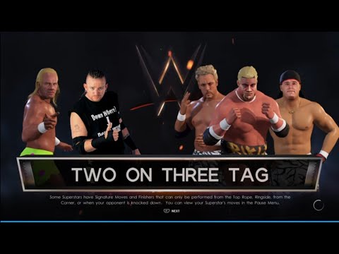 The New Age Outlaws Vs. Too Cool #roaddogg #dgenerationx #rikishi #wwe2k22gameplay #wwe2k22