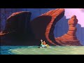 A GOOFY MOVIE Escaping The Huge Waterfall