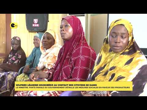 WILFRIED LÉANDRE HOUNGBÈDJI AU CONTACT DES CITOYENS DE KANDI