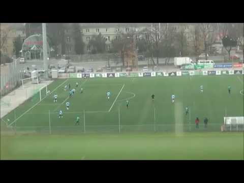 Rafał Parobczyk. Gol wychowanka Legii w meczu z Olimpią W. (16.11.2013 r.)