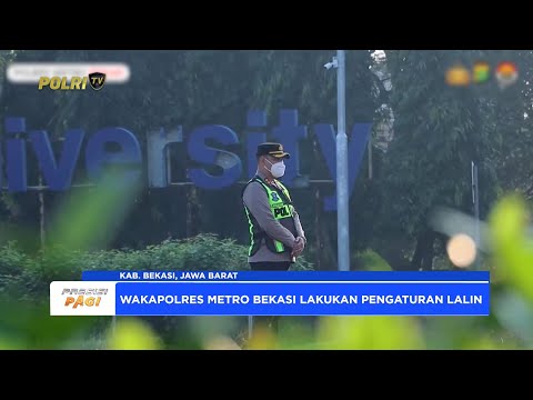 DEKATKAN DIRI KE MASYARAKAT, WAKAPOLRES METRO BEKASI LAKUKAN YANMAS PAGI