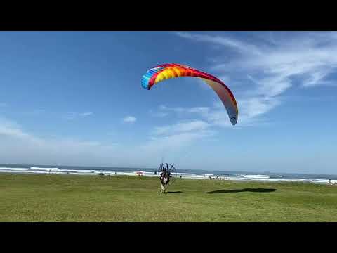 Decolagem Voo 222 de paramotor IKE Costa - 28/05/22 - Itanhaém