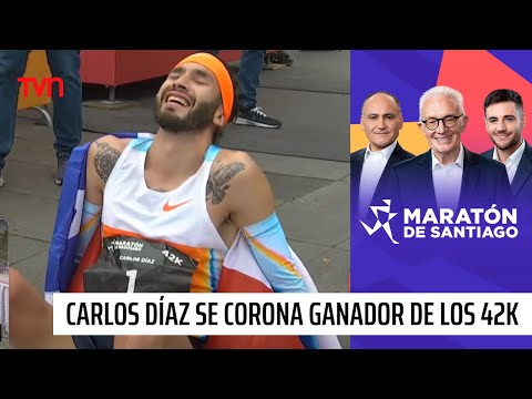 Giant! Carlos Díaz is crowned winner of the 42K in the Santiago Marathon