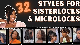 32 Sisterlock & Microlock Hairstyles with Easy Mini Tutorials!
