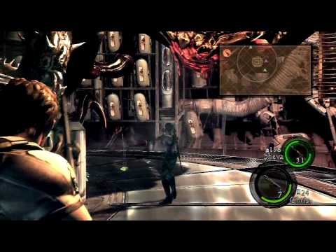 Resident Evil 5 Co-op Walkthrough w/ Brockcold Part 24 - Pro Skittle Accuracy