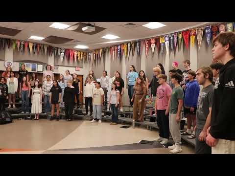 Latvian Composer Laura Jēkabsone with Concert Chorale  Oct. 3, 2025