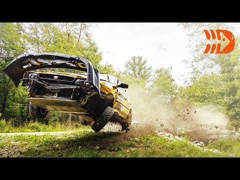 Best of Rally Crashes and Action - New England Forest Rally 2021