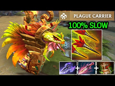 Venomancer Offlane – 100% Slow Cancer Witch Blade Build Dota 2