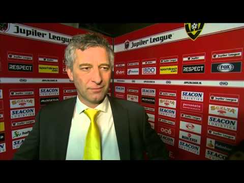 Reacties na afloop van de wedstrijd VVV-Venlo - MVV