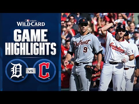Tigers vs. Guardians AL Wild Card Game 3 Highlights (10/2/25) | MLB Highlights