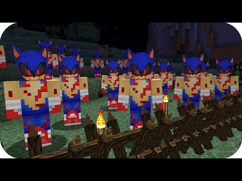 SONIC.EXE APOCALYPSE - Base vs. Apocalypse Challenge - MINECRAFT BABY AENH