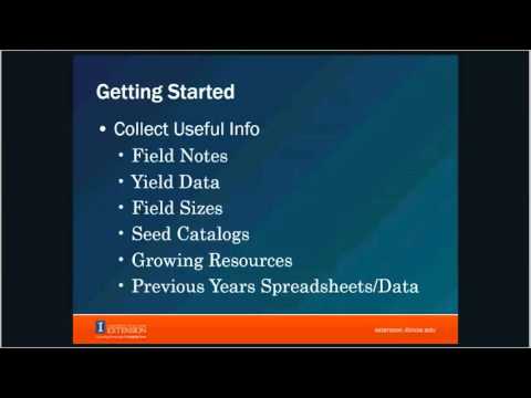 Crop Production Planning Webinar