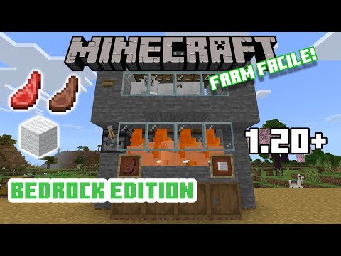 *NUOVA* La Migliore FARM di PECORE (Carne, Lana) per Bedrock Edition 1.20+  || MINECRAFT ITA