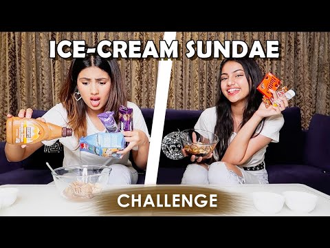 TWIN TELEPATHY ICECREAM SUNDAE CHALLENGE | Aashna Hegde