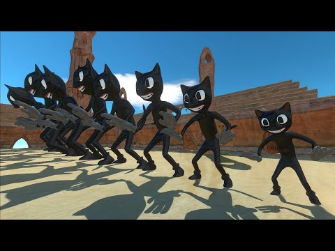 All Size Cartoon Cat FIGHT - Animal Revolt Battle Simulator