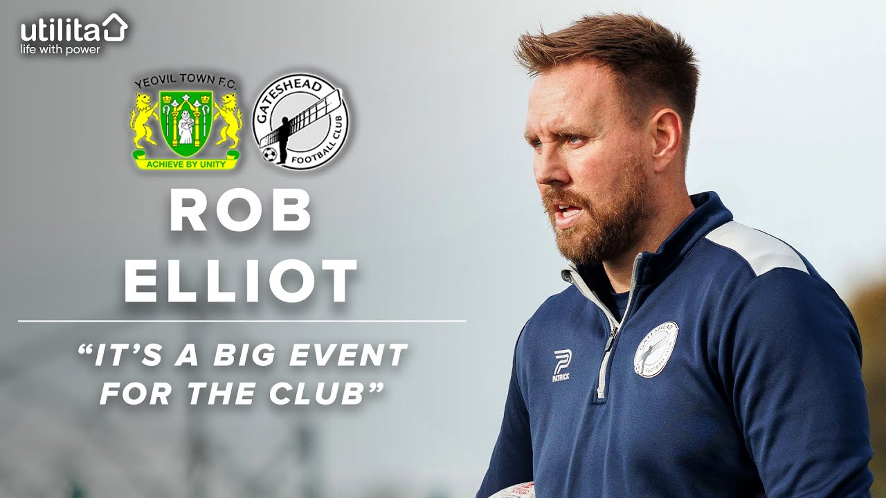 “The FA Cup is a big event for the club” | Rob Elliot pre-Yeovil Town (A) | INTERVIEW