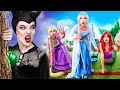 Disney Princesses Vacation! All the Princesses vs Maleficent