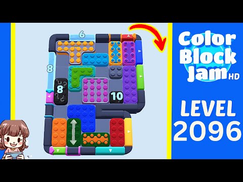Color Block Jam Level 1186 (2096) Solution Walkthrough