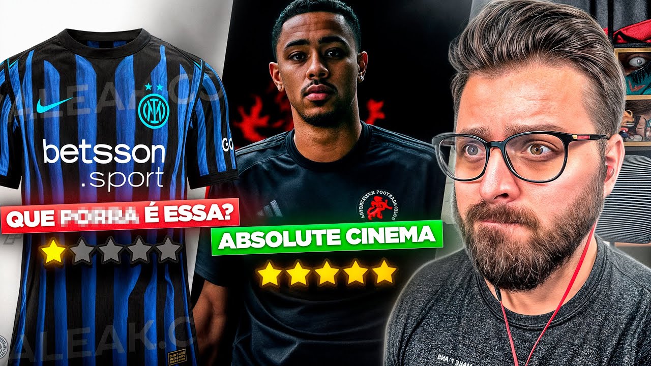 🚨OLHA AS NOVAS CAMISAS DOS TIMES EUROPEUS PRA 2025 - INTER, REAL MADRID, BARCELONA E +