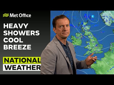 12/07/23 – Blue skies between downpour – Afternoon Weather Forecast UK – Met Office Weather