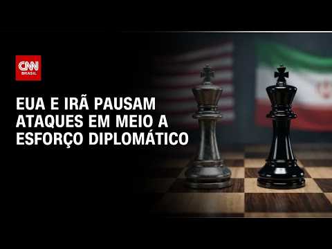 Estados Unidos e Irã pausam ataques em meio a esforços diplomáticos | LIVE CNN