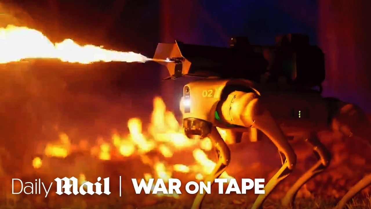 Ukraine Is Using Robot Attack Dogs Against Russia | War on Tape | Daily Mail