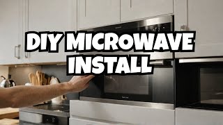 How easy is it to install an over range microwave?