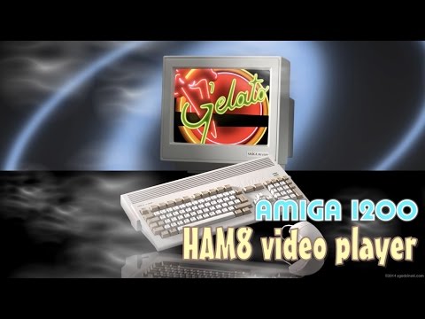 Amiga 1200 -=HAM8 video player=-