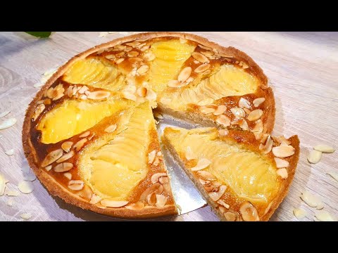 Recette de la TARTE Amandine aux poires, je vous conseille vraiment de l’essayer !