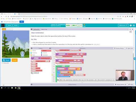 Unit 3 Lesson 14 page 9c Alien Celebration Code.org CSD 20/21