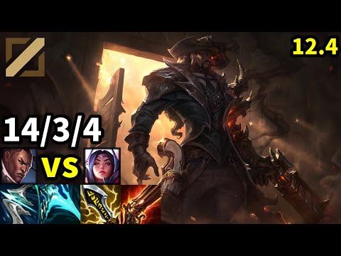 Lucian Mid vs Irelia - KR Grandmaster | Patch 12.4
