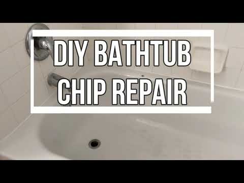 How to Repair a Chip in a Bathtub and make it Disappear | Easy DIY Bathtub Chip Repair | DP Tubs