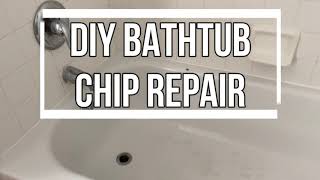 How to Repair a Chip in a Bathtub and make it Disappear | Easy DIY Bathtub Chip Repair | DP Tubs